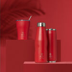 ΘΕΡΜΟΣ TRAVEL FLASK SAVE THE AEGEAN 500ml SCARLET RED