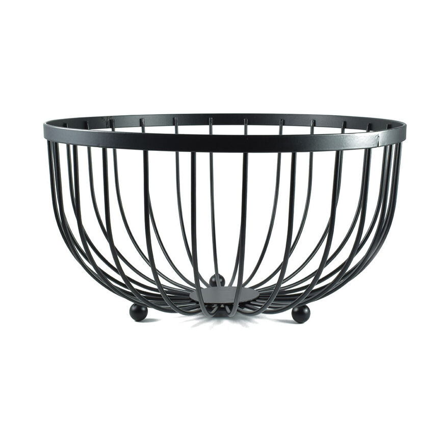 ΦΡΟΥΤΙΕΡΑ ΜΕΤΑΛΛΙΚΗ 25x13cm ΜΑΥΡΗ