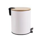 Estia 02-12731 Inox Καλαθάκι Μπάνιου Soft Close 5lt Λευκό