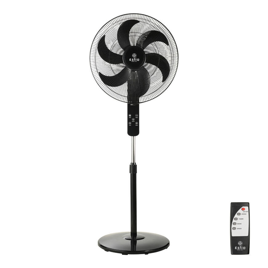 ΑΝΕΜΙΣΤΗΡΑΣ ΣΤΑΝΤ ΕΠΙΔΑΠΕΔΙΟΣ BOW 45cm 75w ΜΑΥΡΟΣ ΜΕ ΤΗΛΕΧΕΙΡΙΣΤΗΡΙΟ
