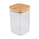 ΔΟΧΕΙΟ ΑΠΟΘΗΚΕΥΣΗΣ BAMBOO ESSENTIALS 950ml ΓΥΑΛΙΝΟ ΜΕ ΚΑΠΆΚΙ
