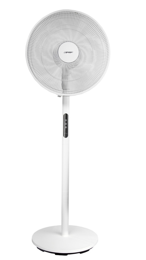Gruppe Ανεμιστήρας Ορθοστάτης 2 σε 1 60W Διαμέτρου 45cm με Τηλεχειριστήριο