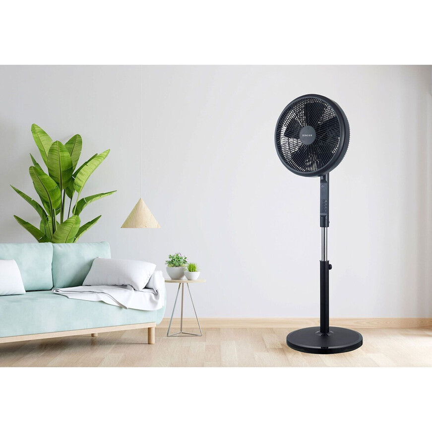 Singer Ανεμιστήρας Ορθοστάτης 55W Διαμέτρου 40cm με Τηλεχειριστήριο