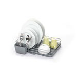 ΠΙΑΤΟΘΗΚΗ ΜΟΝΗ ΜΕΤΑΛΛΙΚΗ 43X31CM ΓΚΡΙ