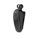 CRYSTAL AUDIO R1-K BLACK BLUETOOTH RETRACTABLE EARPHONES