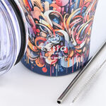 ΘΕΡΜΟΣ COFFEE MUG SAVE THE AEGEAN 350ml VIBRANT VORTEX
