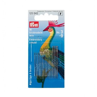 Βελόνες ραψίματος Νο.3-Νο.9 125542 Prym