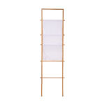 Estia 02-13141 Σκάλα Μπάνιου 5 Θέσεων Δαπέδου ​51x180cm Καφέ
