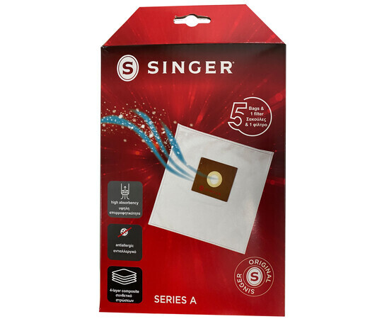 Σακούλα Singer με μικροϊνες VC2410