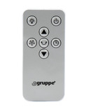 Gruppe Ανεμιστήρας Ορθοστάτης 2 σε 1 60W Διαμέτρου 45cm με Τηλεχειριστήριο