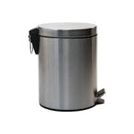 Estia 02-0059 Inox Καλαθάκι Μπάνιου 5lt Ασημί