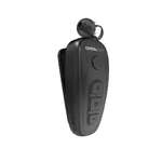 CRYSTAL AUDIO R1-K BLACK BLUETOOTH RETRACTABLE EARPHONES