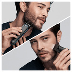 Braun All-In-One Trimmer 3 7 in 1 Επαναφορτιζόμενη Κουρευτική Μηχανή Μαύρη MGK3345