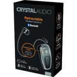 CRYSTAL AUDIO R1-G SILVER BLUETOOTH RETRACTABLE EARPHONES
