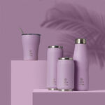 ΘΕΡΜΟΣ TRAVEL FLASK SAVE THE AEGEAN 750ml LAVENDER PURPLE
